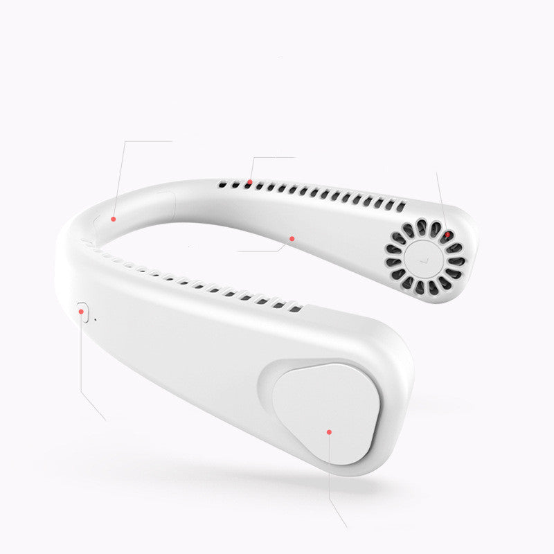 Ventilateur de Cou Portable Rechargeable | Sans Bruit 3 Vitesses